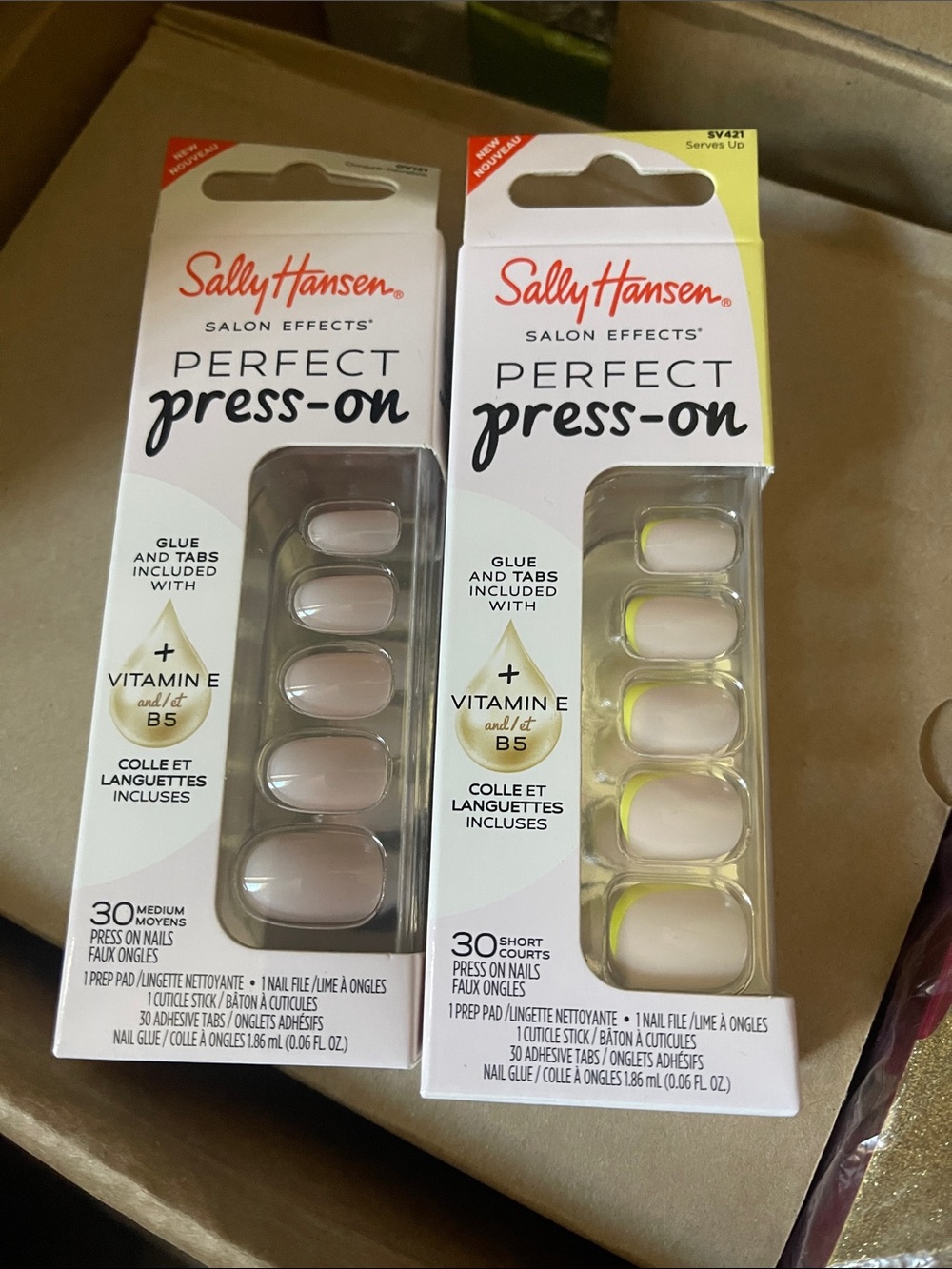 Sally Hansen Perfect Press-On Women’s Nude Press-On Nails